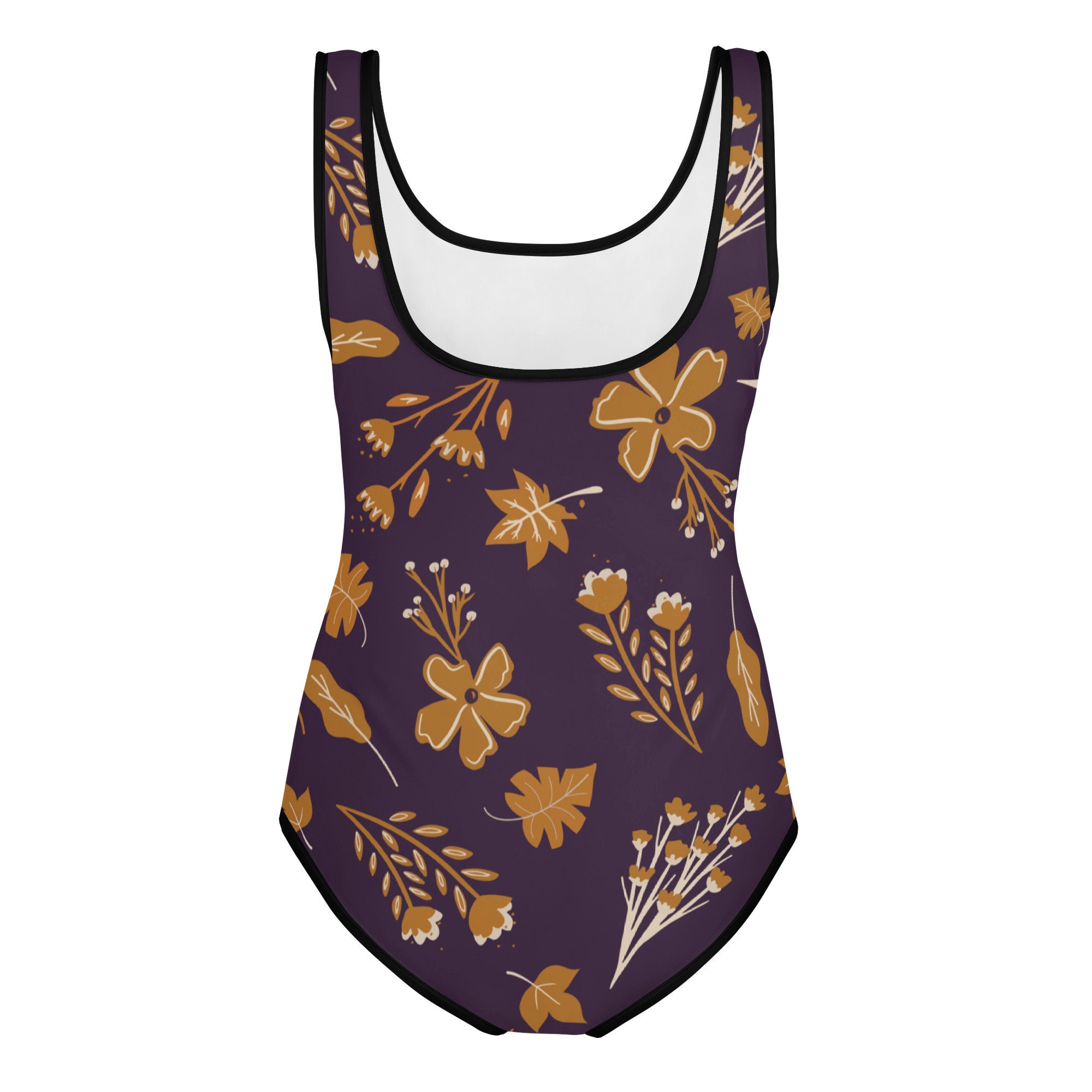 Floral Teens Swimsuit Bathing Suit for Girls Modest Swimwear Etsy