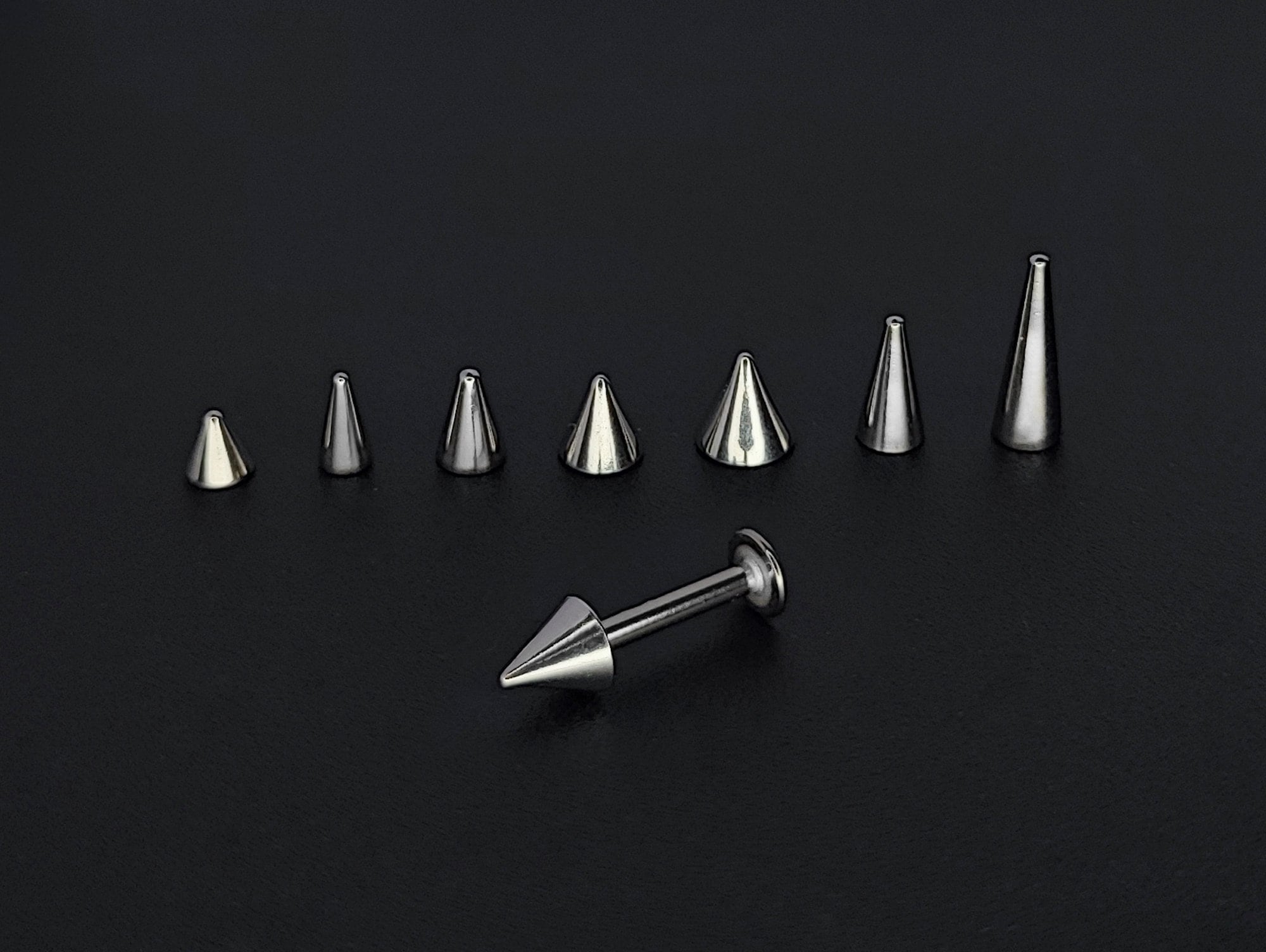 Labret Lip Labret Spike/cone 18G 16G 14G Lip Jewelry, Tragus