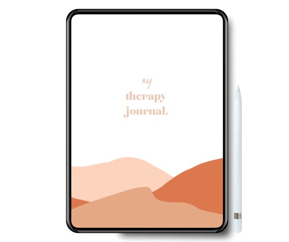 My Therapy Journal | GUIDED Therapy Journal | Self-Help Journal | Self-Improvement | iPad Journal | GoodNotes Journal