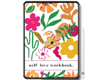 Self-Love Guided Journal | Self-Help Journal | Self-Improvement | iPad Journal | GoodNotes Journal