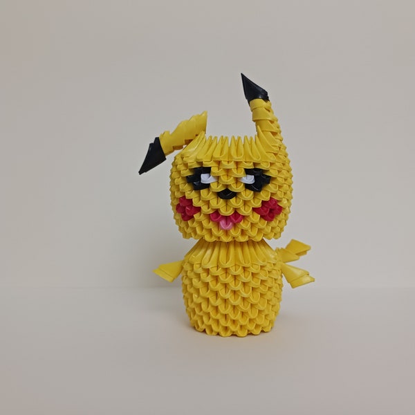 Pikachu en  Origami 3D