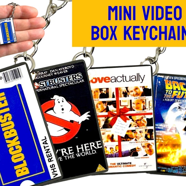 Miniature Nostalgic VHS Movie Box Film - Loads to Choose From - Suggest Your Own or Choose from our Large List! with Free Delivery