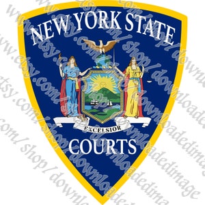 NYS Court Officer Patch png, jpg, svg New York State Courts