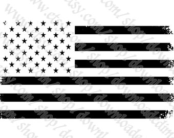 Verontruste Amerikaanse vlag SVG, PNG, AI, Amerikaanse vlag Grunge afbeelding