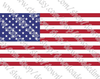 Amerikaanse vlag PNG, JPG, AI