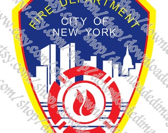 FDNY-patch PNG, JPF, brandweer van New York City