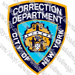 New York City Corrections Patch png, jpf, NYC Correction Department