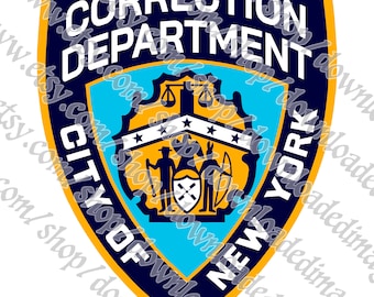 New York City Correcties Patch png, jpf, NYC Correctieafdeling
