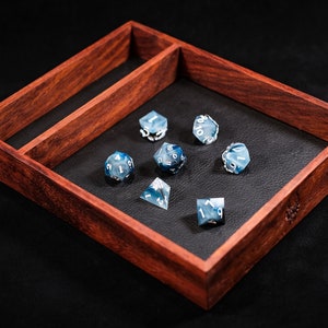 Padauk Wood Dice Tray for Dungeons and Dragons, Dnd, Pathfinder, or any tabletop RPG. Great gift for gamers.