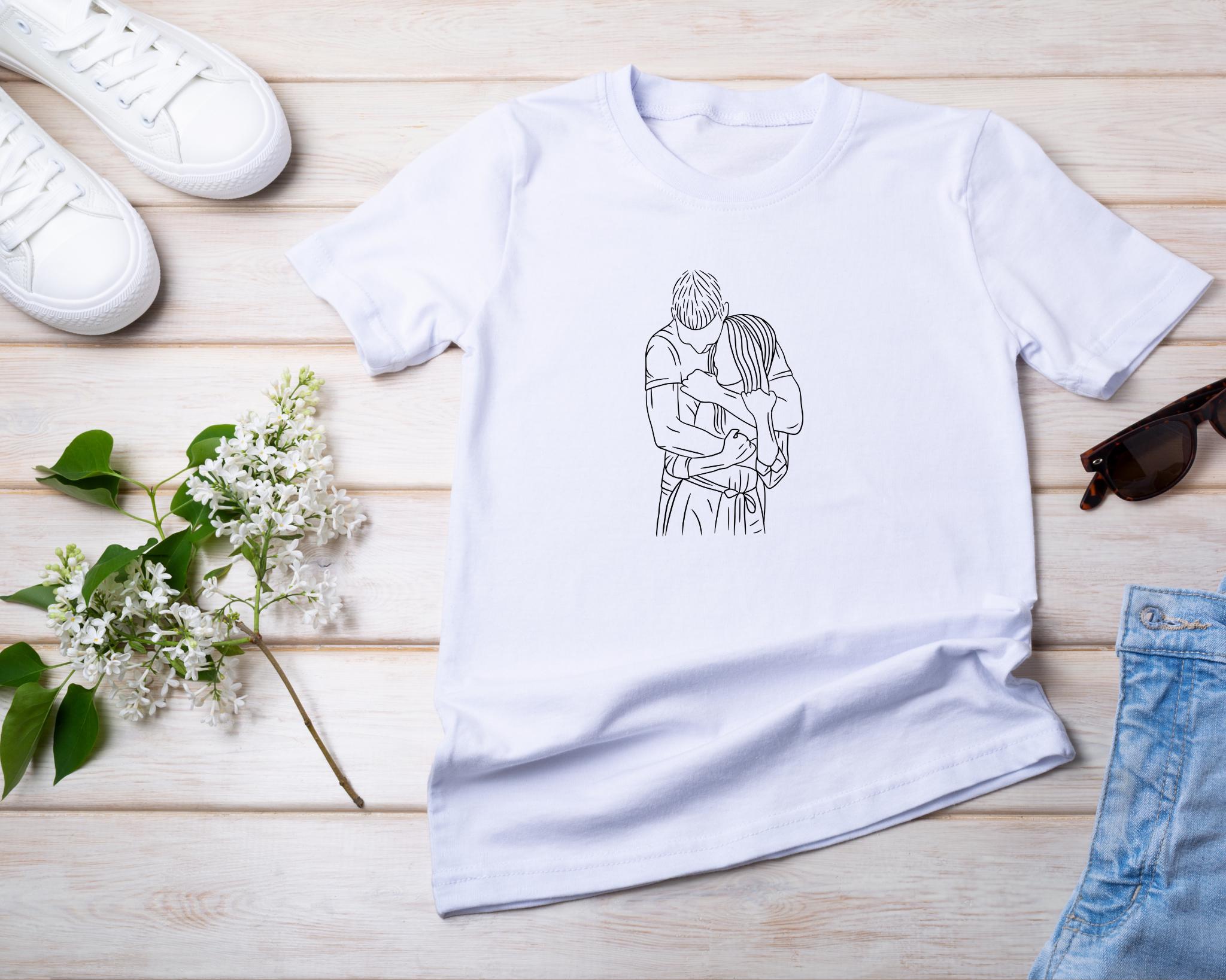 Couple Line Art+ SVG PNG Clipart Bundle Files for Cricut Silhouette ...