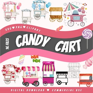 Candy Warenkorb SVG Bundle-Dateien für Cricut behandelt Leckereien Mega Pack Silhouette Süßigkeiten Design-Datei Sublimation Eis Stand digitaler Download