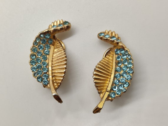 Monet /Bobley /BSK  Midcentury signed Clip earrin… - image 4