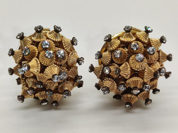 Monet /Bobley /BSK  Midcentury signed Clip earrin… - image 2