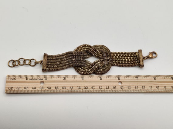 Infinity Brass Metal knot Bracelet - image 10