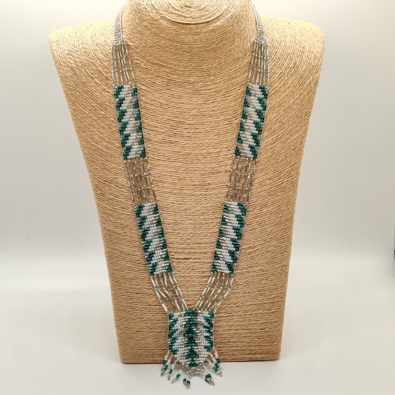 Flapper Inspired Deco Emerald Green, Silver  and … - image 1