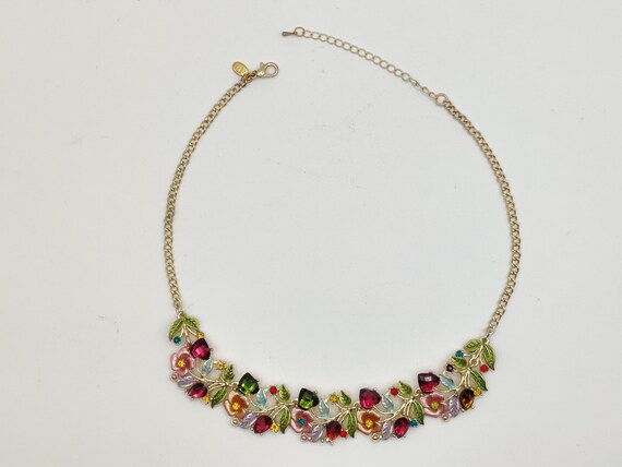 Joan Rivers Colorful Enamel Necklace and Earrings… - image 7
