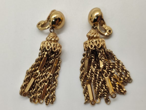 Monet /Bobley /BSK  Midcentury signed Clip earrin… - image 3