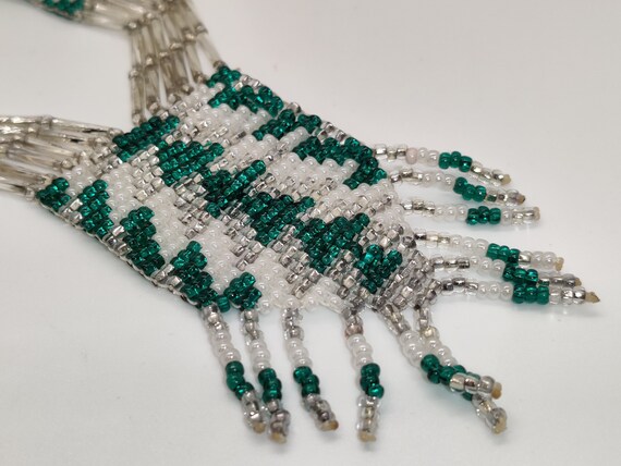 Flapper Inspired Deco Emerald Green, Silver  and … - image 3