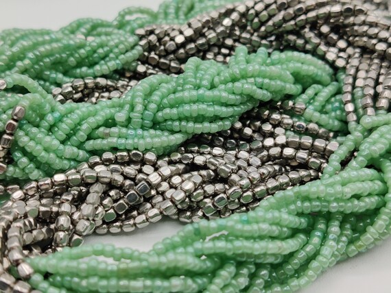PAIR of multi strand beaded and braided "The Loft… - image 4