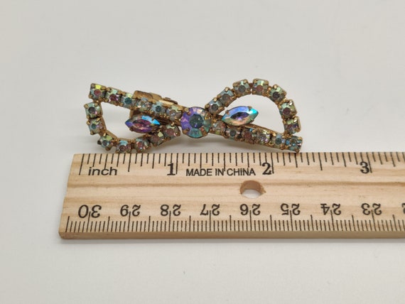 Aurora borealis 1950s hair clip - image 4