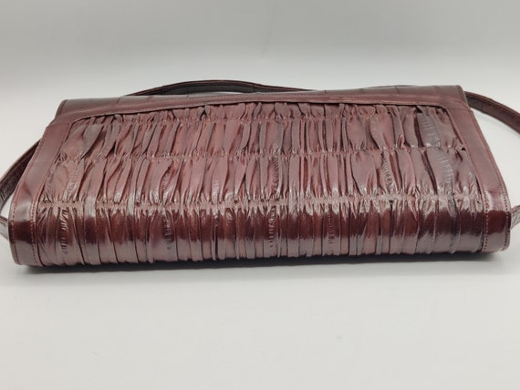 Brown Leather Clutch - image 5