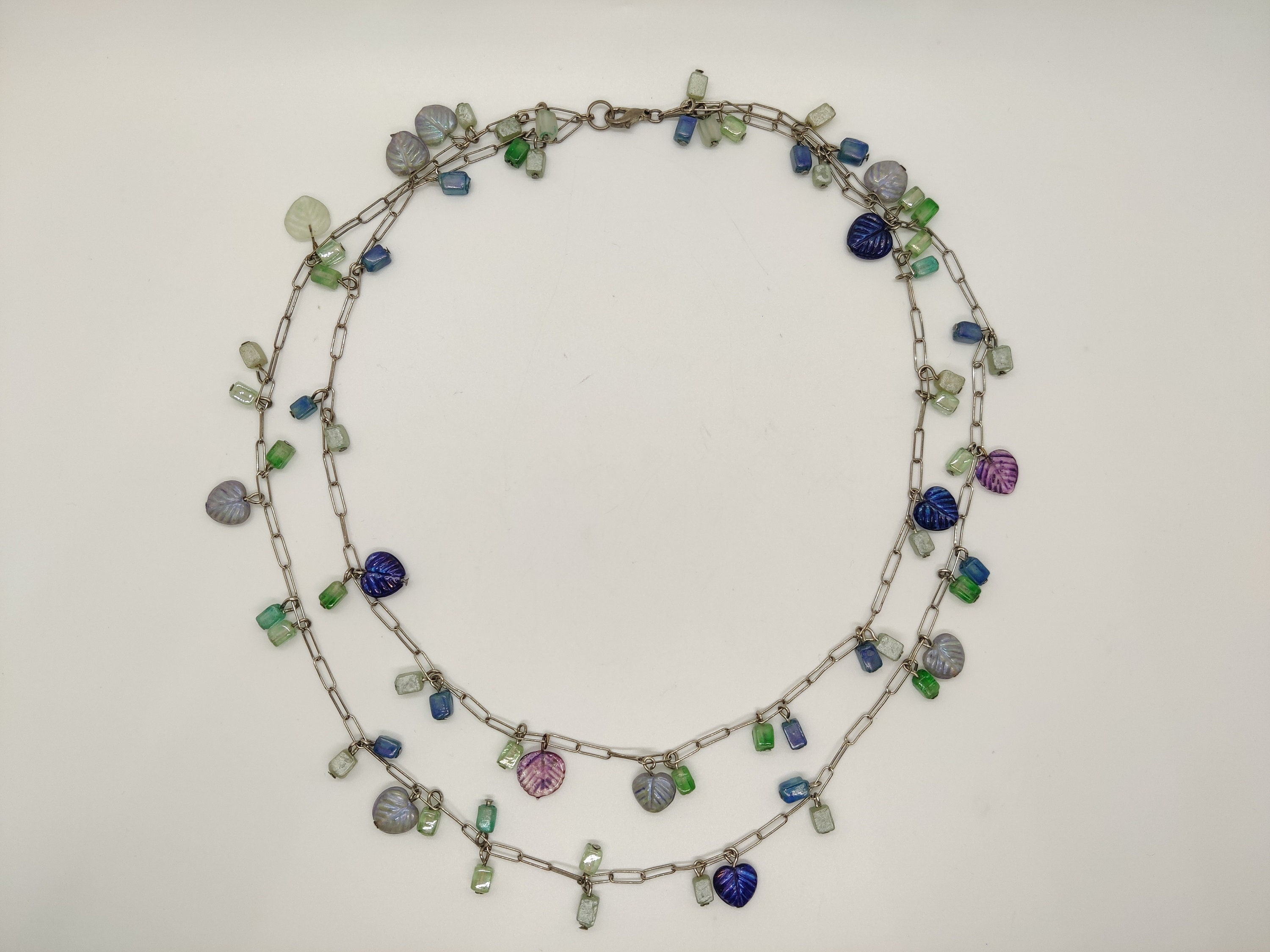2 Strand Vacey Charm Necklace