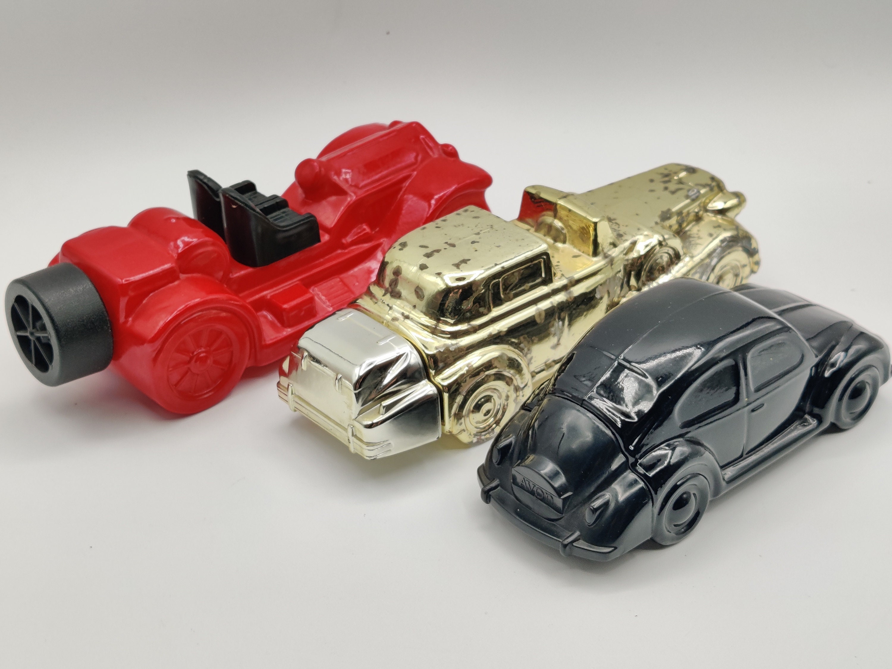 SET of Avon Car Bottles With Boxes Etsy