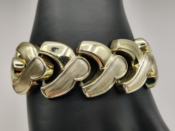 KARU Chunky Gold-Tone Link Bracelet - image 1