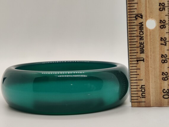 Dark Emerald Green Bangle - image 9