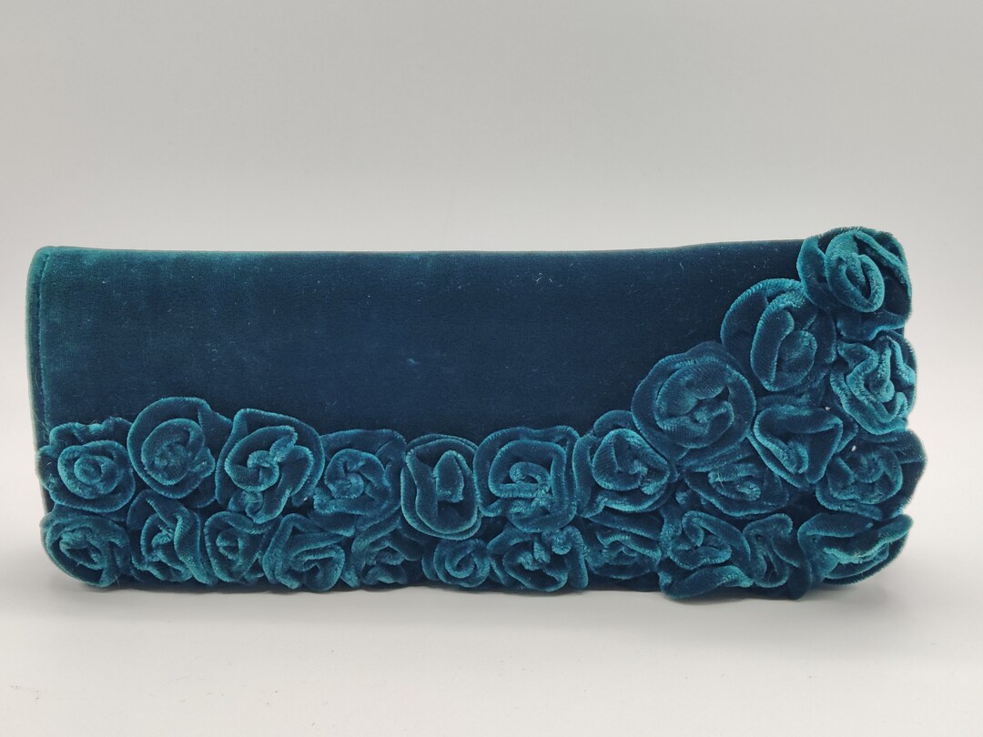 Woven Green Clutch
