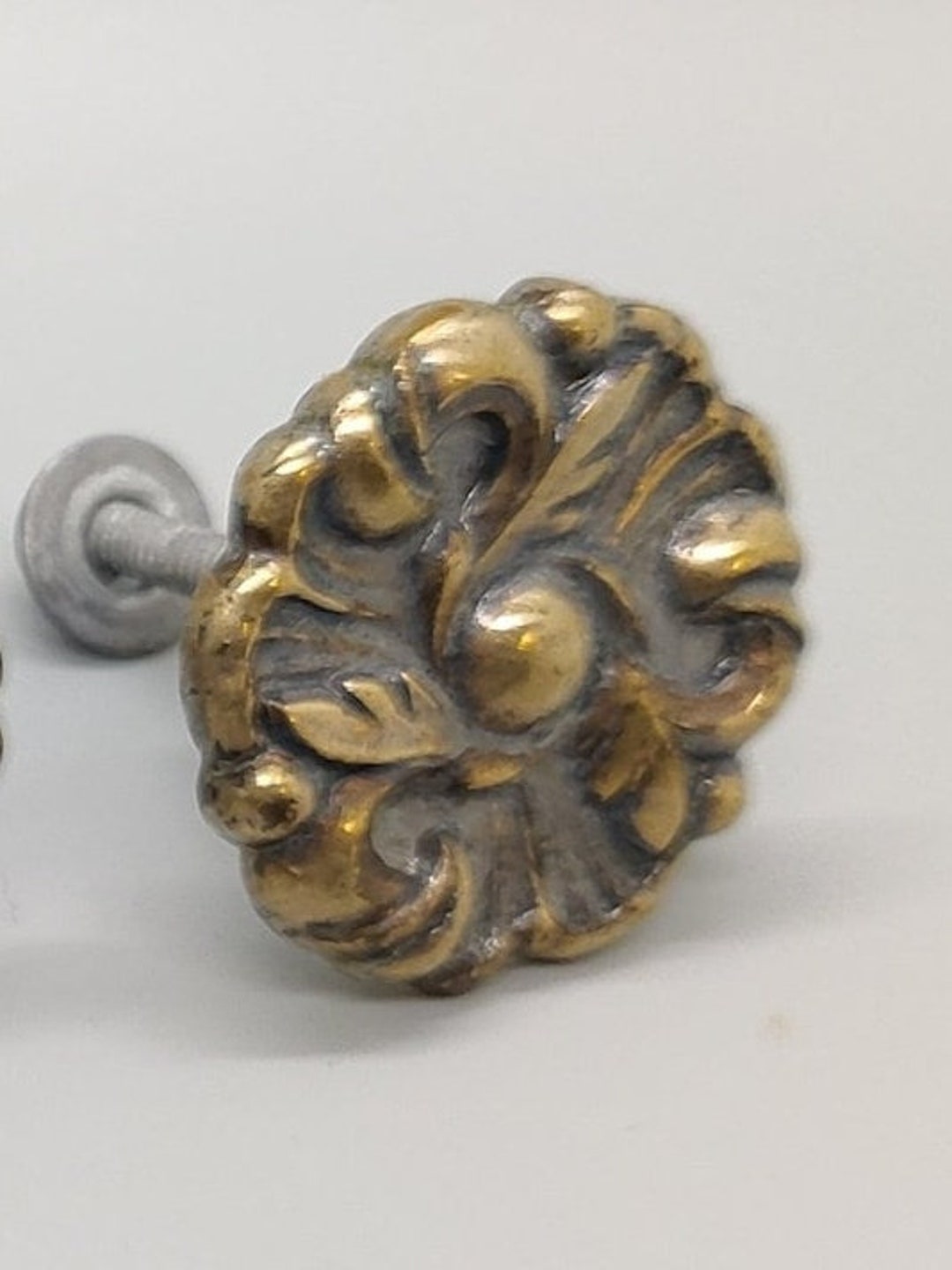 MCM French Provincial Metal Drawer Knobs/pulls. Set of 10. RDCA 1960 Etsy