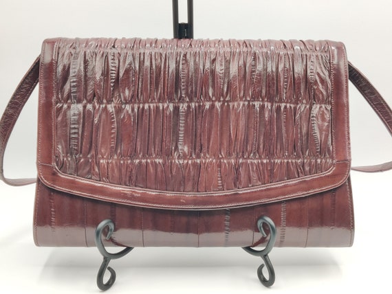 Brown Leather Clutch - image 1