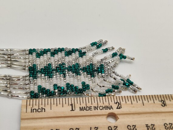 Flapper Inspired Deco Emerald Green, Silver  and … - image 7