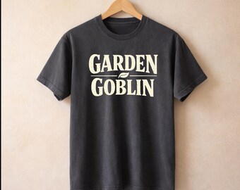 Garden Goblin Shirt, Goblin Graphic Tee, Cottagecore Forestcore Shirt, Fantasy Creature Graphic Tee