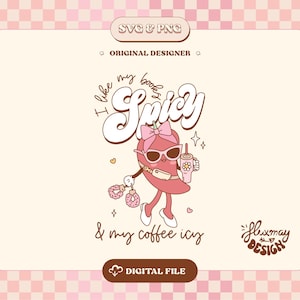 I like my books Spicy and my coffee icy SVG PNG, Smutty Bookish PNG, Smut Clipart Trendy Artsy Aesthetic Bookish Design for Commercial Use