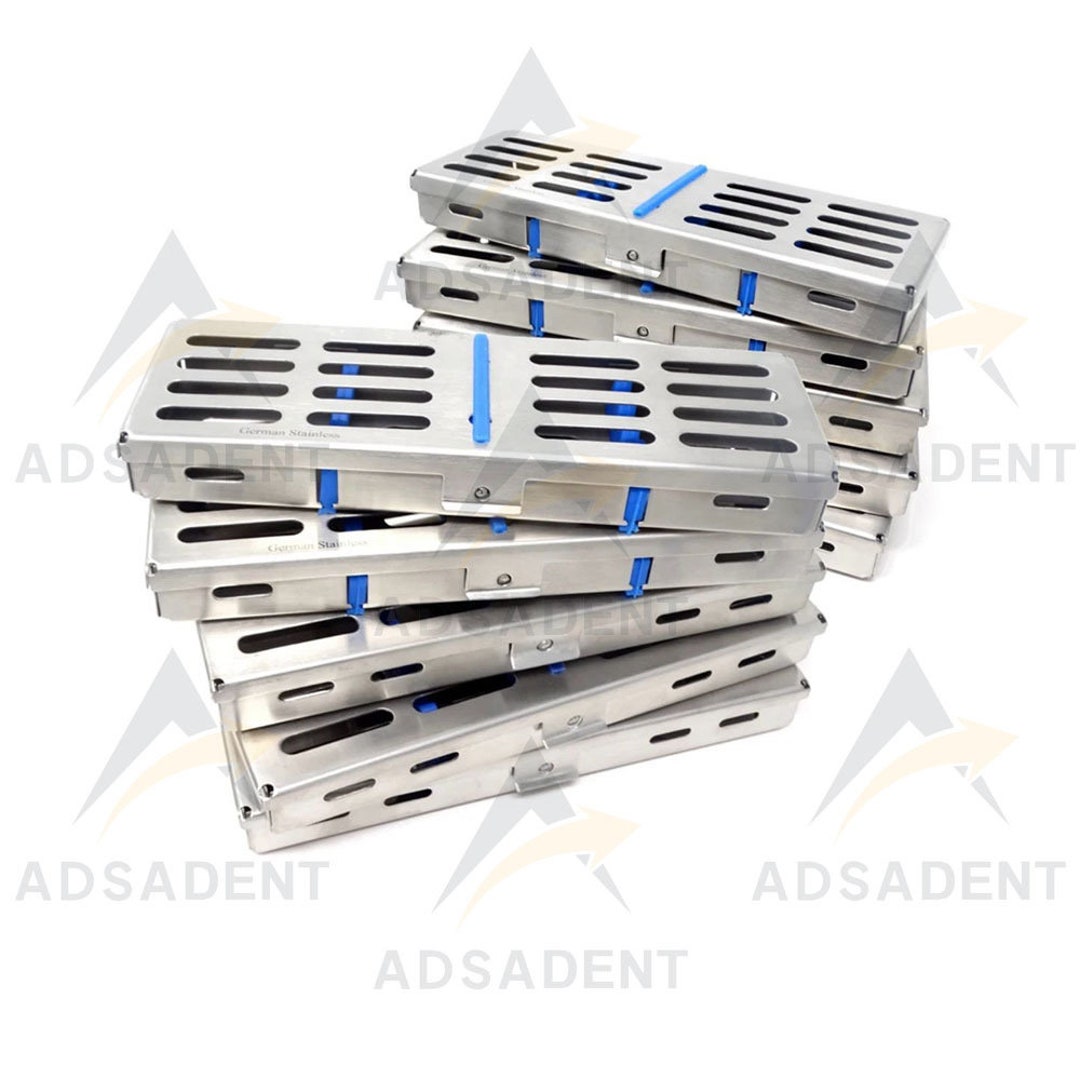 Vassoio Portacassette Per Sterilizzazione Autoclave Dentale – 10 Strumenti – Made In Germany