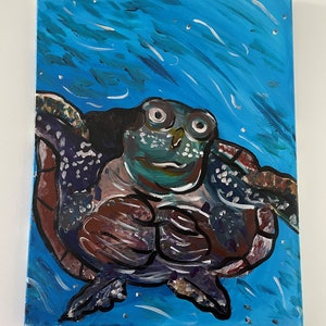 Turtle Spirit - 16x20 Original Canvas (Acrylic)