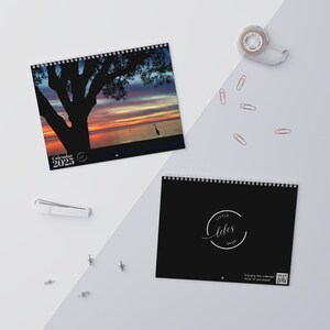 Wall  Desktop Calendar Sunrises and Sunsets - 2025