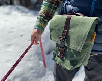 Waxed Canvas Foraging Bag