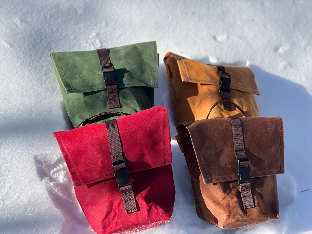 Waxed Canvas Rolltop Lunch Tote Etsy