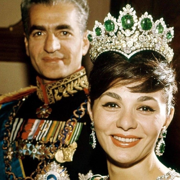 MOHAMMAD REZA PAHLAVI Shah of Iran & Wife High Resolution Wall Print Picture Poster Photo Print