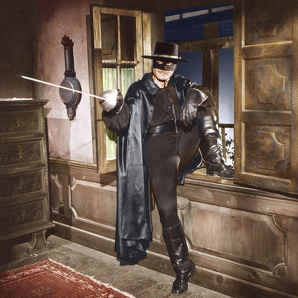 Guy Williams as Zorro in Classic TV Series Television Show Retro Classic Picture Poster Photo Print