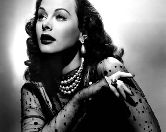 Classic Hollywood Actress Hedy Lamarr Iconic Portrait Picture Poster Photo Print