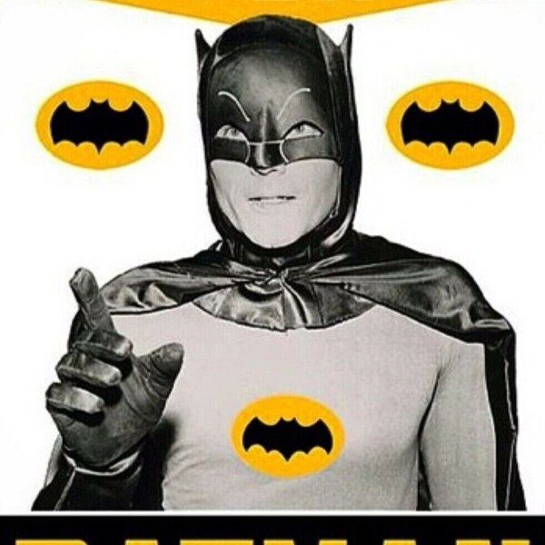 Adam West Vote For Batman Election Poster  Picture Photo Print