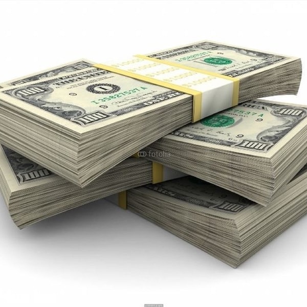 Money Stack of Cash Hundred Dollar Bills Benjamins Poster Picture Photo Print