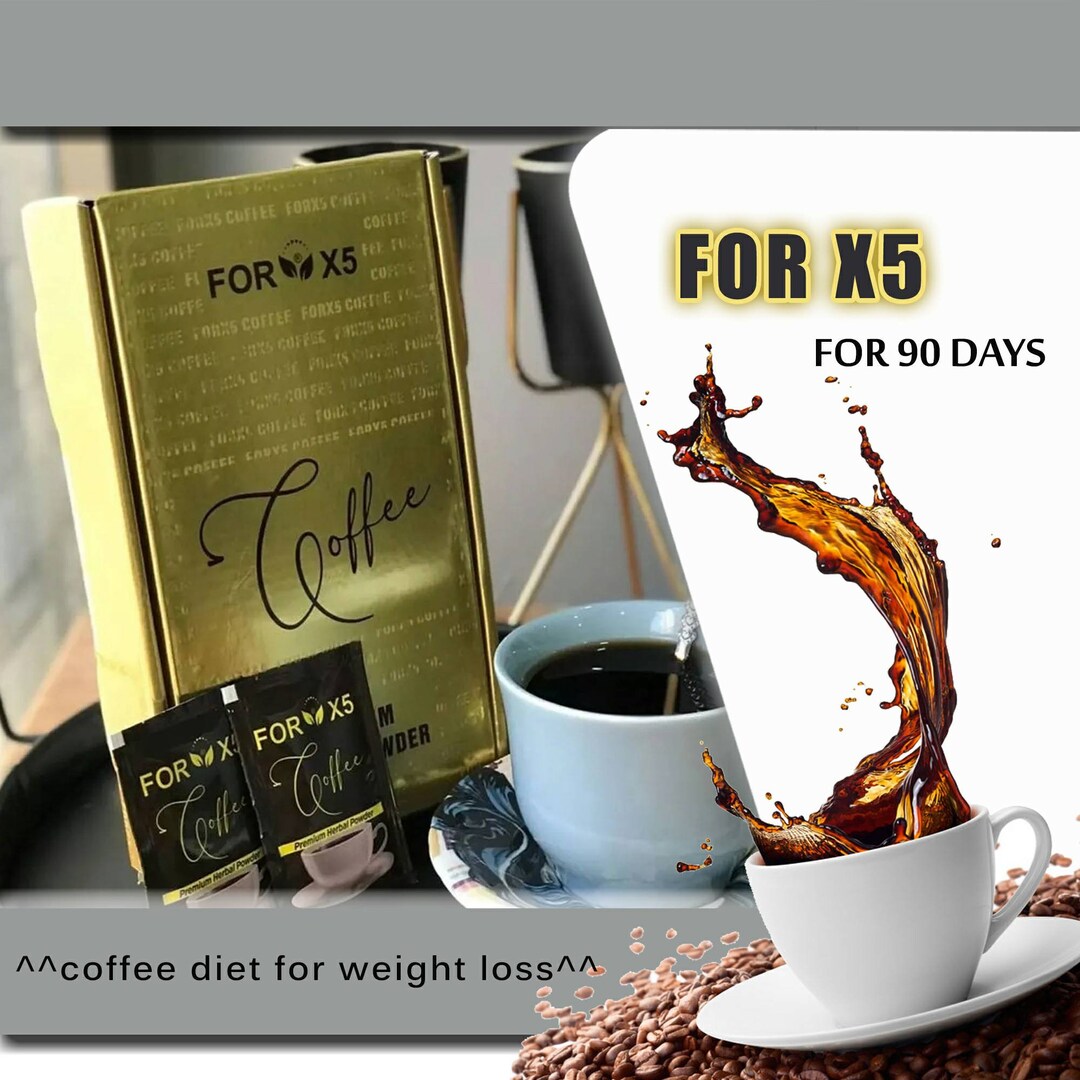 3 BOXES FORX5 Detox Coffee / Premium Herbal Powder / Slimming Etsy