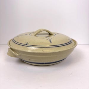 Hand Thrown Stoneware Garlic Roaster Vegetable Steamer Berry Bowl Cottagecore