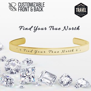 Gold Engraved Bracelet Custom Bracelet Women Engraved Bracelet Cuff Inspiration Quotes Custom Message Cuff Bracelet Handwriting Bangle