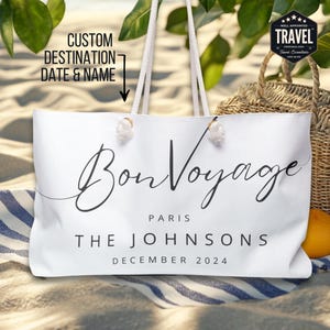 Personalized Honeymoon Beach Bag Beach Tote Bag Custom Newlywed Gift Just Married Gifts Custom Beach Bag Shower Gifts For Bride Honeymooning