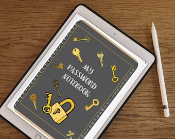 Digital password notebook